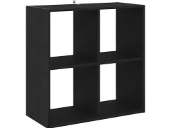 vidaXL Bücherregal Schwarze Eiche 68,5 x 32 x 68,5 cm Holzwerkstoff 868060* Bücherregale