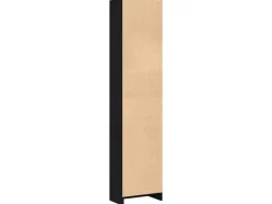 vidaXL Bücherregal Schwarz Eichen-Optik 40x24x176 cm Holzwerkstoff 862454