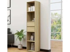 vidaXL Bücherregal Sonoma-Eiche 36x30x171 cm Holzwerkstoff 802870
