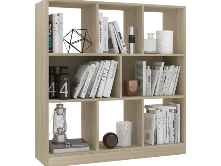 vidaXL Bücherregal Sonoma-Eiche 97,5x29,5x100 cm Holzwerkstoff 800174* Bücherregale