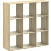 vidaXL Bücherregal Sonoma-Eiche 102x32x102 cm Holzwerkstoff