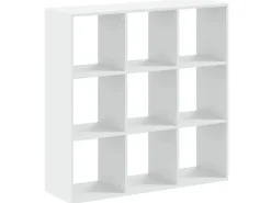 VidaXL Bücherregal Weiß 102x32x102 cm Holzwerkstoff* Bücherregale