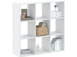 VidaXL Bücherregal Weiß 102x32x102 cm Holzwerkstoff* Bücherregale