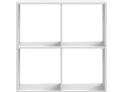 vidaXL Bücherregal Weiß 68,5x32x68,5 cm Holzwerkstoff* Bücherregale