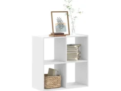 vidaXL Bücherregal Weiß 68,5x32x68,5 cm Holzwerkstoff* Bücherregale