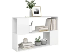 vidaXL Bücherregal Weiß 100x24x63 cm Holzwerkstoff* Holzregale