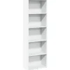 vidaXL Bücherregal Weiß 60x30x189 cm Holzwerkstoff 857917