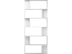 vidaXL Bücherregal/Raumteiler Hochglanz-Weiß 80x24x192 cm* Bücherregale