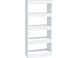 vidaXL Bücherregal/Raumteiler Weiß 60x30x135 cm Holzwerkstoff* Bücherregale