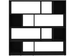 vidaXL Bücherregal/Raumteiler Schwarz 105x24x102 cm* Bücherregale|Wanddekoration