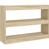 vidaXL Bücherregal/Raumteiler Sonoma-Eiche 100x30x72 cm* Bücherregale