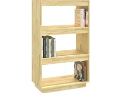 vidaXL Bücherregal/Raumteiler 60x35x103 cm Massivholz Kiefer* Bücherregale