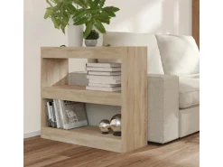 vidaXL Bücherregal/Raumteiler Sonoma-Eiche 80x30x72 cm* Bücherregale