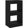vidaXL Bücherregal/Raumteiler Schwarz 40×30×72cm