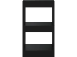 vidaXL Bücherregal/Raumteiler Schwarz 40×30×72cm