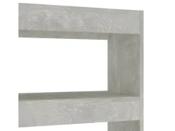 vidaXL Bücherregal/Raumteiler Betongrau 100x30x135 cm* Bücherregale