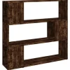 vidaXL Bücherregal/Raumteiler Räuchereiche 100x24x94 cm* Bücherregale