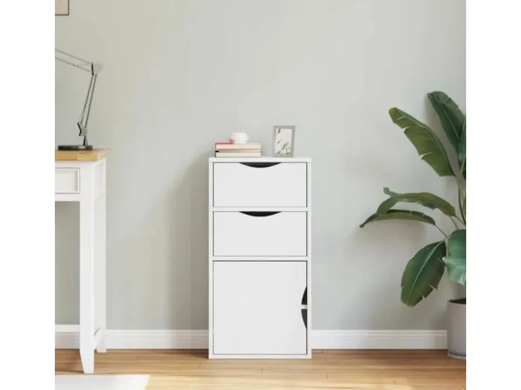 vidaXL Beistellschrank mit Schubladen ODDA Massivholz Kiefer 4103598* Sideboards|Kommode
