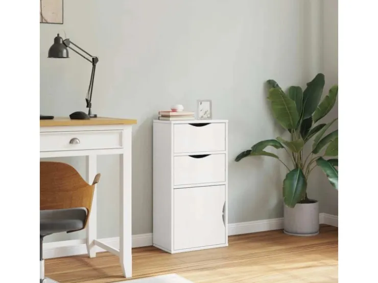 vidaXL Beistellschrank mit Schubladen ODDA Massivholz Kiefer 4103598* Sideboards|Kommode