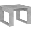 vidaXL Beistelltisch Betongrau 50x50x35 cm Holzwerkstoff* Tische