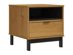 vidaXL Beistelltisch FLAM 50x50x50 cm Massivholz Kiefer* Tische