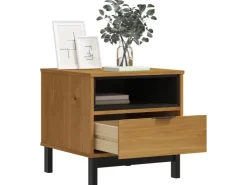 vidaXL Beistelltisch FLAM 50x50x50 cm Massivholz Kiefer* Tische