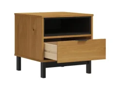vidaXL Beistelltisch FLAM 50x50x50 cm Massivholz Kiefer* Tische