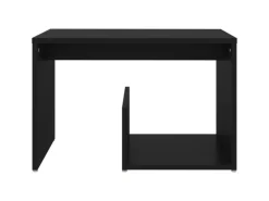 vidaXL Beistelltisch Schwarz 59x36x38 cm Holzwerkstoff
