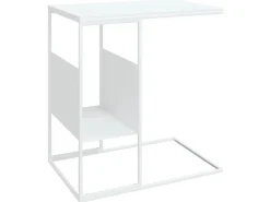 vidaXL Beistelltisch Weiß 55x36x59,5 cm Holzwerkstoff 343107* Tische