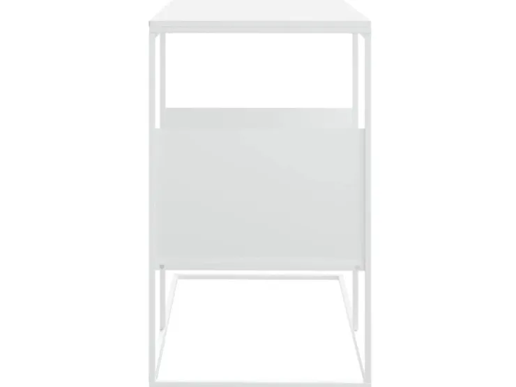 vidaXL Beistelltisch Weiß 55x36x59,5 cm Holzwerkstoff 343107* Tische