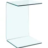 vidaXL Beistelltisch 40x40x60 cm Hartglas