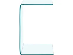 vidaXL Beistelltisch 40x40x60 cm Hartglas