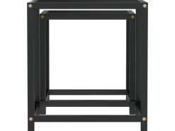 vidaXL Beistelltische 2 Stk. MDF Schwarz* Tische
