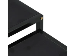 vidaXL Beistelltische 2 Stk. MDF Schwarz* Tische