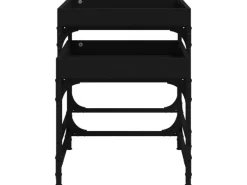 vidaXL Beistelltische 2 Stk. Schwarz Holzwerkstoff* Tische