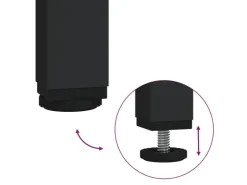 vidaXL Beistelltische 2 Stk. Schwarz Holzwerkstoff* Tische