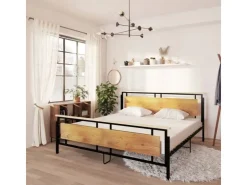 vidaXL Bett Metall 200x200 cm Modell 11115659* Betten