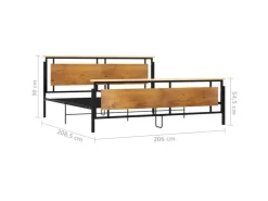 vidaXL Bett Metall 200x200 cm Modell 11115659* Betten