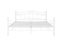 vidaXL Bett Weiß Metall 140x200 cm Modell 11115663