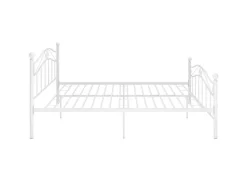 vidaXL Bett Weiß Metall 140x200 cm Modell 11115663