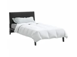 vidaXL Bettdecke Weiß 140 x 220 cm Feder 42007645