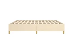 vidaXL Bettgestell Creme 200x200 cm Stoff Modell 31366788* Betten