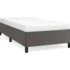 vidaXL Bettgestell Grau 90x190 cm Kunstleder Modell 21370055* Betten