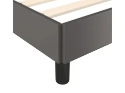 vidaXL Bettgestell Grau 90x190 cm Kunstleder Modell 21370055* Betten