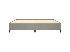 vidaXL Bettgestell Hellgrau 200x200 cm Samt Modell 21368964* Terraristik