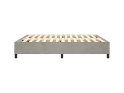 vidaXL Bettgestell Hellgrau 200x200 cm Samt Modell 21368964* Terraristik
