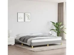 vidaXL Bettgestell Hellgrau 180x200 cm Stoff Modell 11397023* Betten
