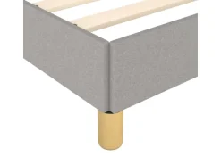 vidaXL Bettgestell Hellgrau 180x200 cm Stoff Modell 11397023* Betten
