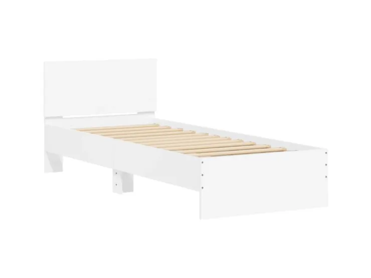 vidaXL Bettgestell mit Kopfteil 90x200 cm Holzwerkstoff 838624* Betten