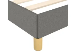 vidaXL Bettgestell mit Kopfteil Dunkelgrau 140x200 cm Stoff Modell 41400109* Betten